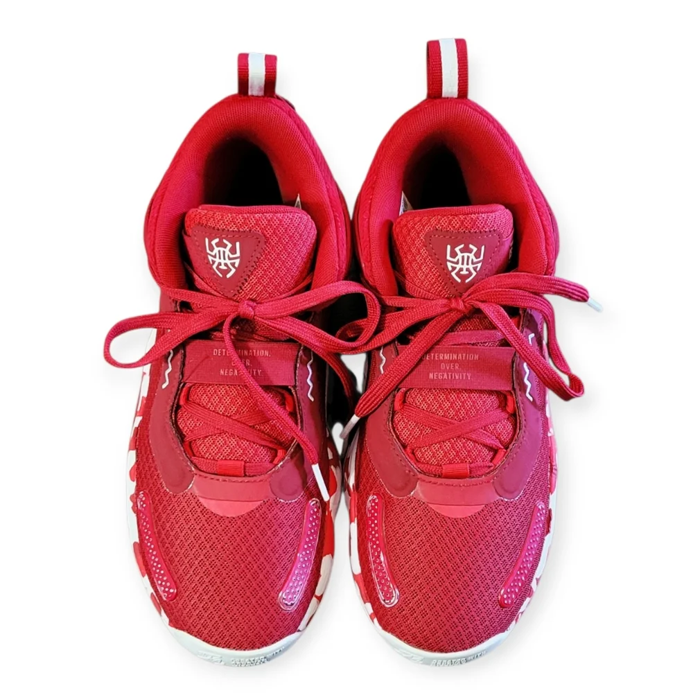 adidas Dovovan Mitchell Issue #3 D.O.N. Athletic Red And White Sneakers